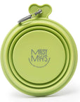 Silicone Collapsible Dog Bowl, Large , 3 Cup Travel Dog Bowl