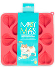 Heart Shape Silicone Bake and Freeze Dog Treat Maker Molds - Pack of 2