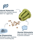 Natural Rubber Acorn Reward