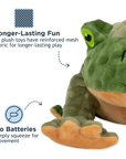 Animated Frog Dog Toy