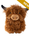 Highland Cow with Squeaker Toy