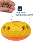 Natural Rubber Bee Hive Reward Dog Toy