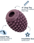 Natural Rubber Pinecone Reward Toy