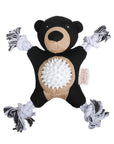 2-In-1 Dog Toy, Black Bear