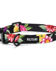 Dark Floral Dog Collar