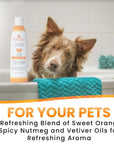 Orange Nutmeg Vetiver Shiny Shampoo & Conditioner, 13.5 oz.
