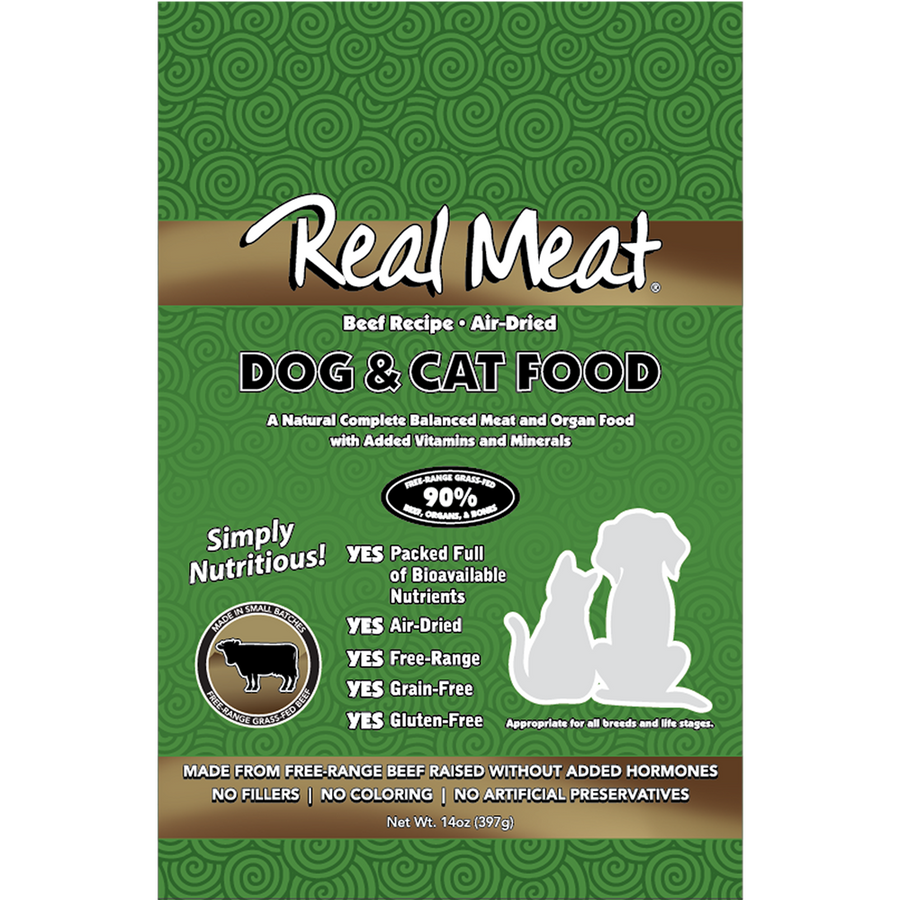 Air-Dried Dog & Cat Food, Beef