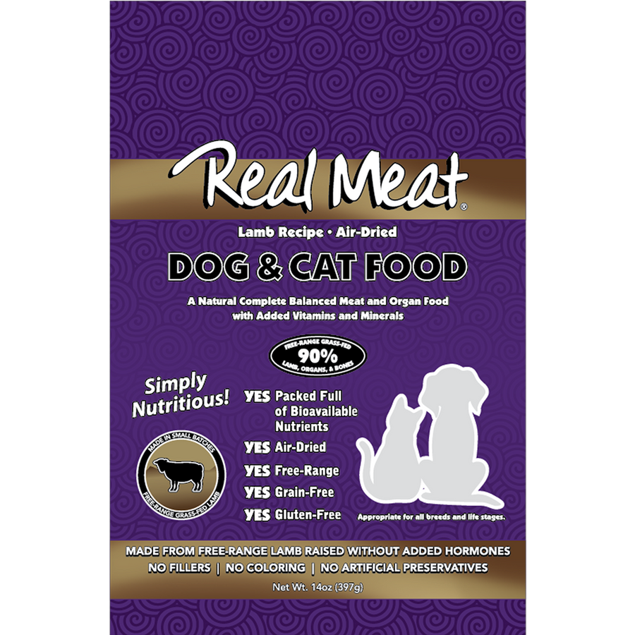 Air-Dried Dog & Cat Food, Lamb
