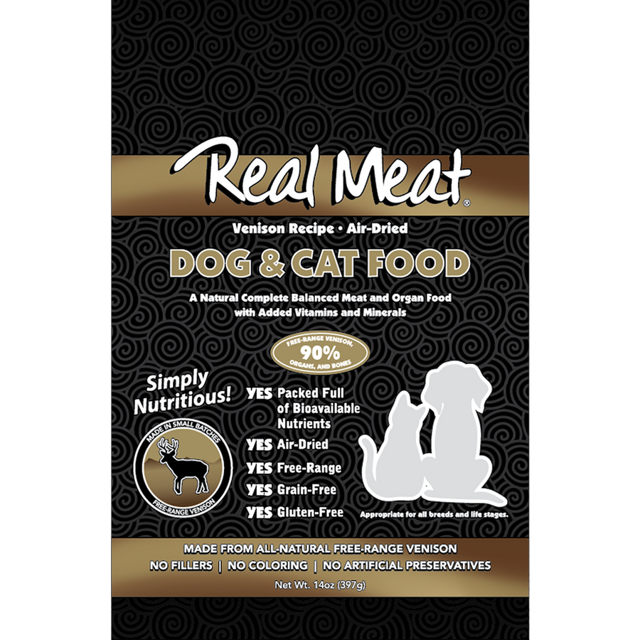 Air-Dried Dog & Cat Food, Venison