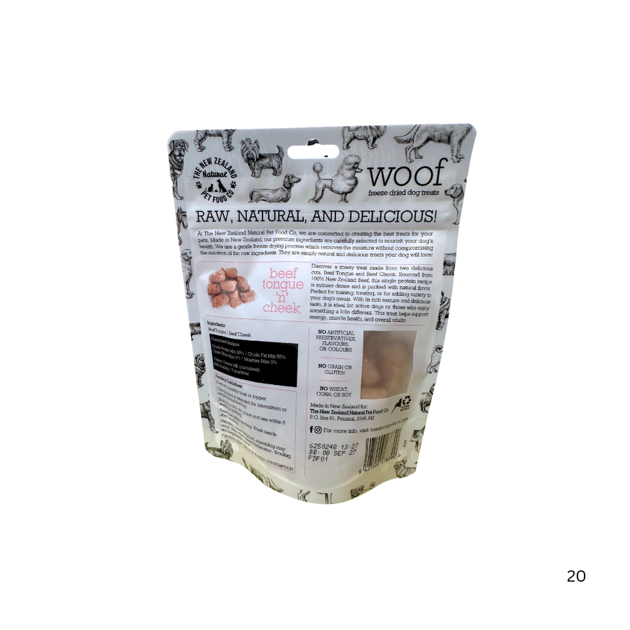 Beef Tongue n' Cheek Treat, 1.76oz.