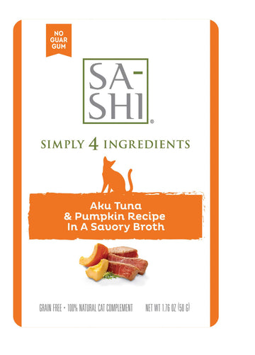 Sa-Shi Aku Tuna & Pumpkin Cat Topper , 1.76oz.