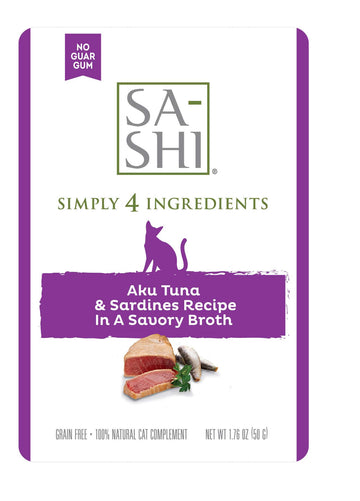 Sa-Shi Aku Tuna & Sardines Cat , 1.76oz.