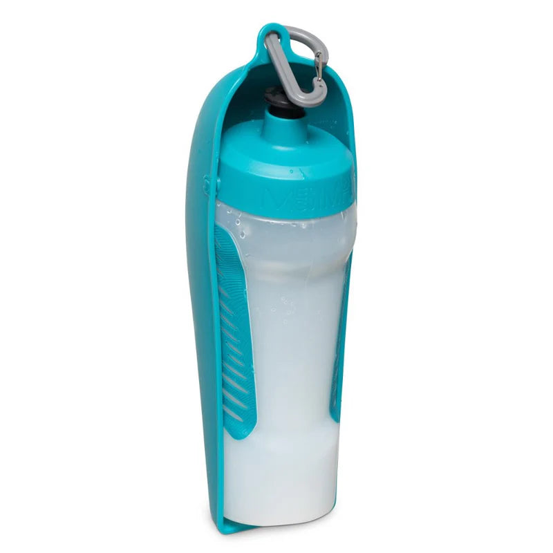 Squeezeable Travel Water Bottle & Bowl, 18oz.