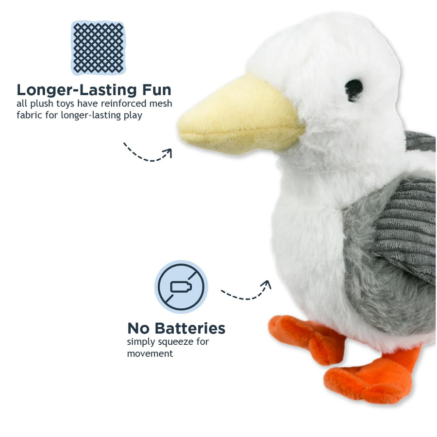 Animated Seagull Toy for Dogs