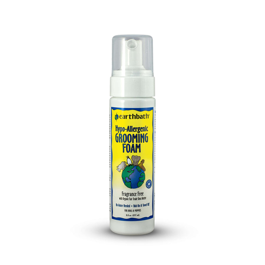 Hypo-Allergenic Grooming Foam Dogs & Puppies- Fragrance Free, 8oz