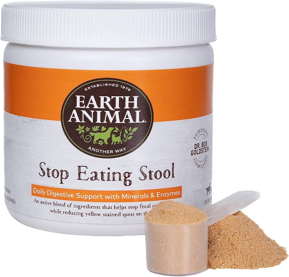 Eating Powder Stop Eating Stool- Coprophagia & Digestive Powder Supplement , 8oz ...