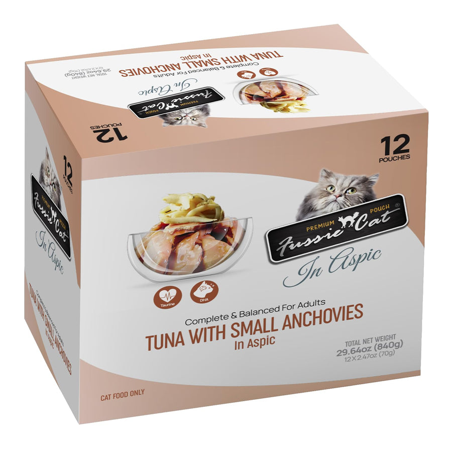 Tuna with Small Anchovies in Aspic Cat, 2.47oz.