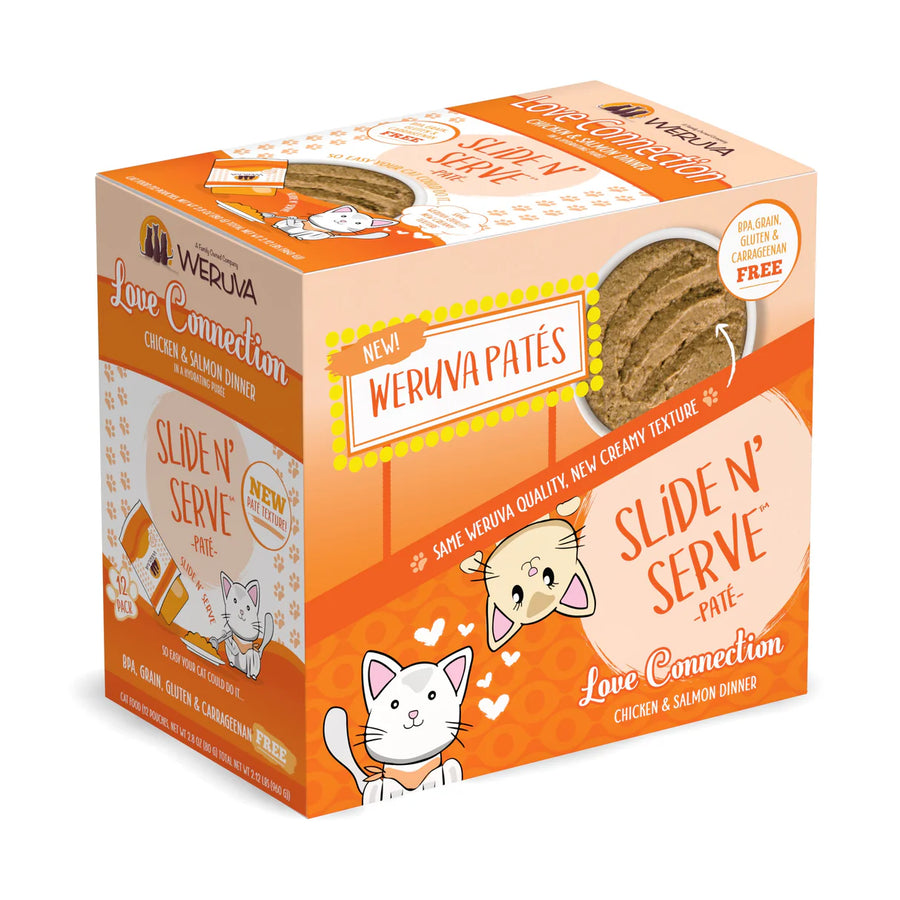 Weruva Cat Paté Pouch, Love Connection 2.8oz.