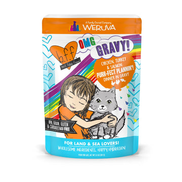 Weruva Cat BFF OMG Gravy Pouch, Purrfect Plannin 2.8oz.
