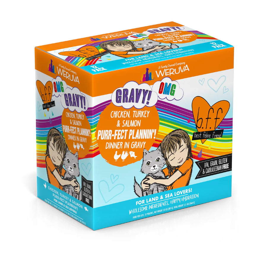 Weruva Cat BFF OMG Gravy Pouch, Purrfect Plannin 2.8oz.