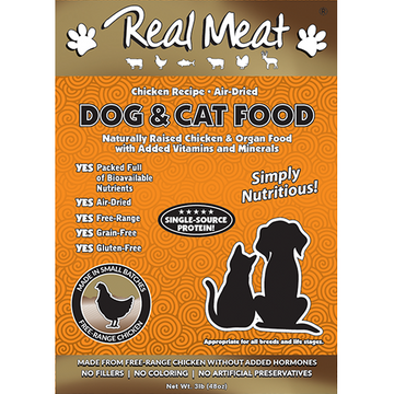 Air-Dried Dog & Cat Food, Chicken