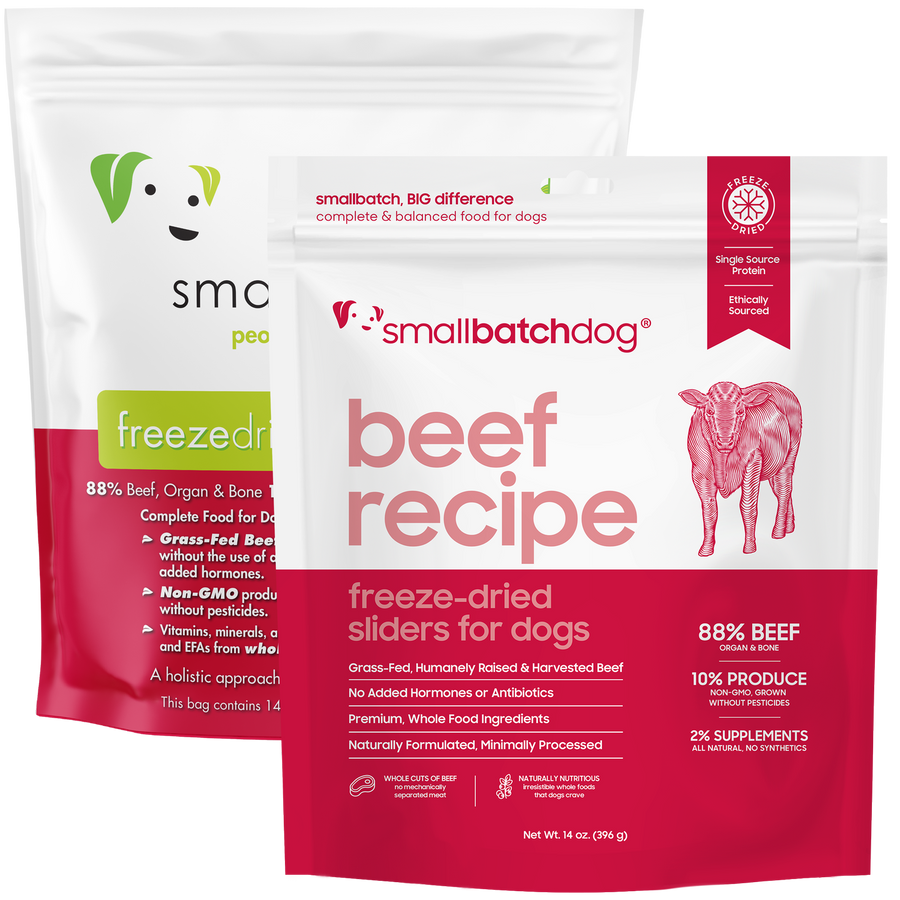 Smallbatch Freeze-Dried Beef Recipe Dog