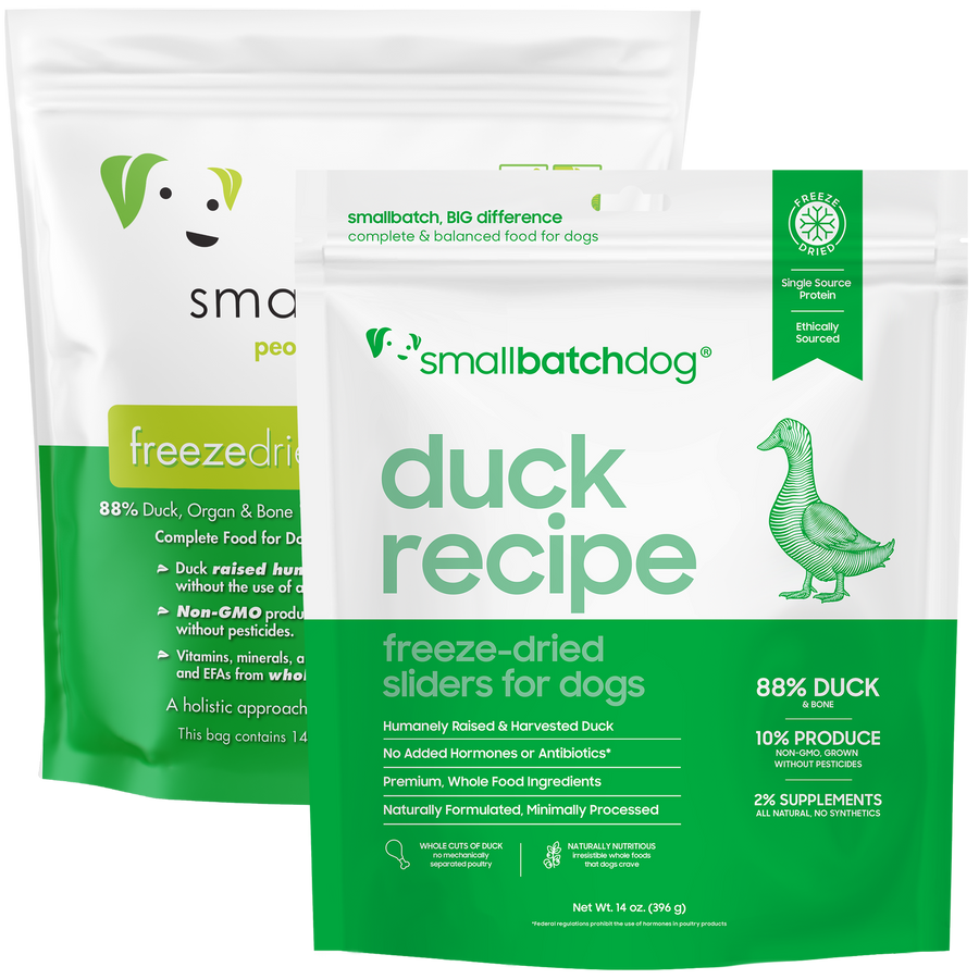 Smallbatch Freeze-Dried Duck Recipe Dog