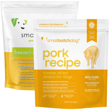 Smallbatch Freeze-Dried Pork Recipe Dog, 14oz.