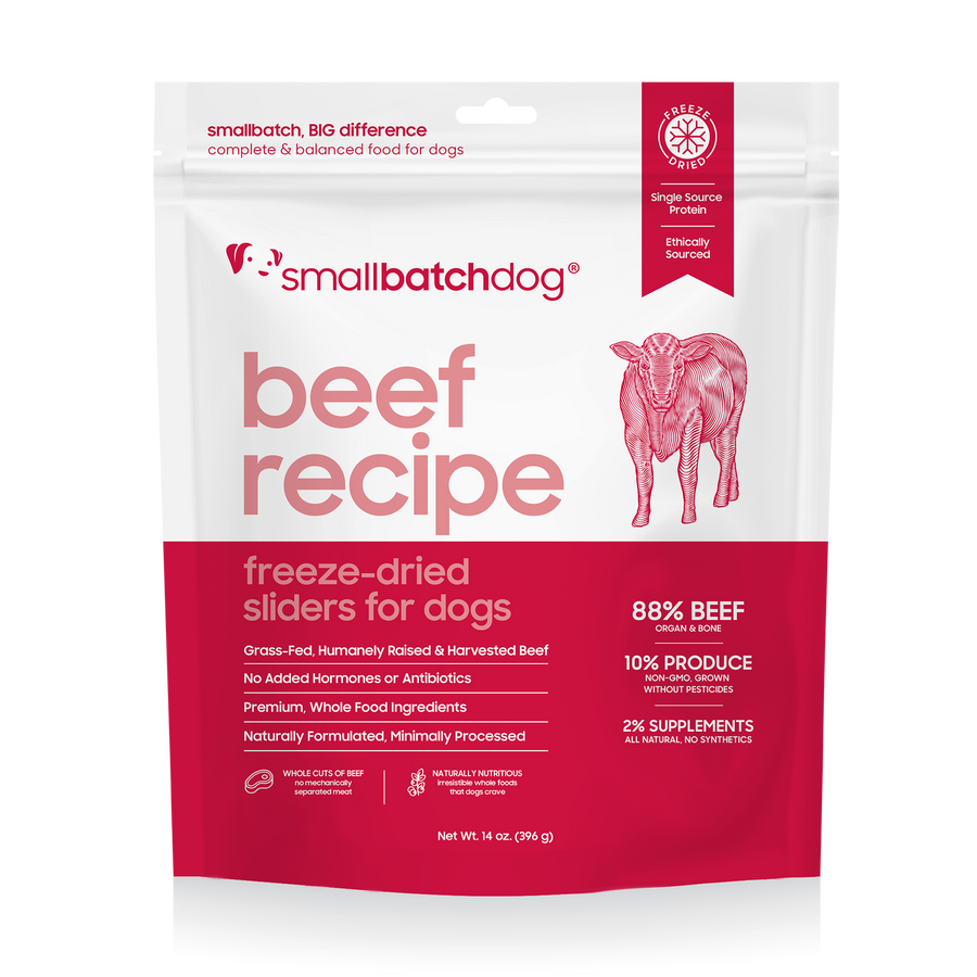 Smallbatch Freeze-Dried Beef Recipe Dog