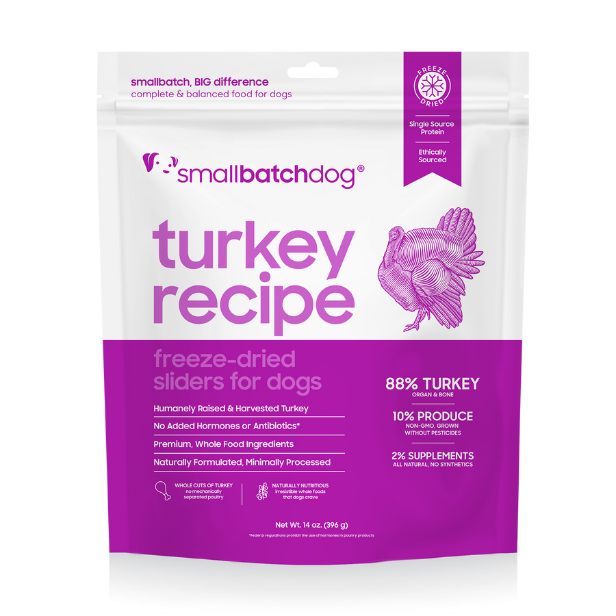 Smallbatch Freeze-Dried Turkey Recipe Dog