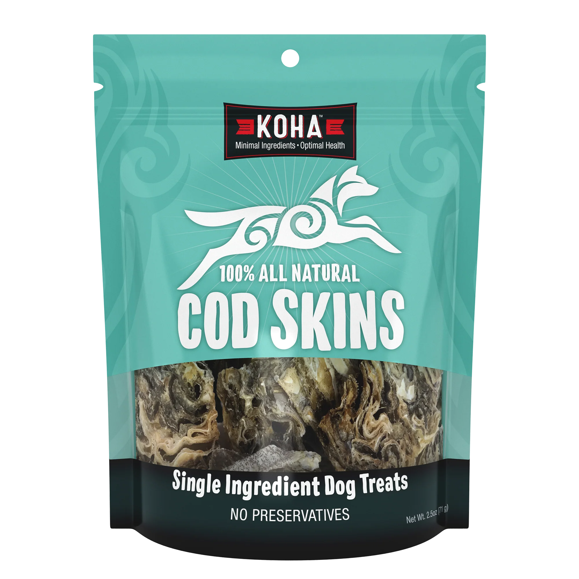 Cod Skina Cod Skins All Natural Treats, 3.25 oz. – Tom & Hound