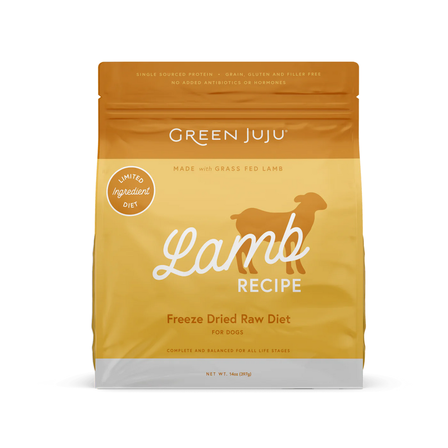 Green Juju Freeze-Dried Raw Diet for Dogs, 14oz.