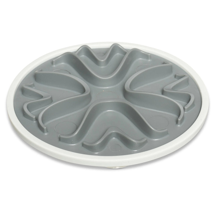 Interactive Slow Feeder, 6", Cool Grey