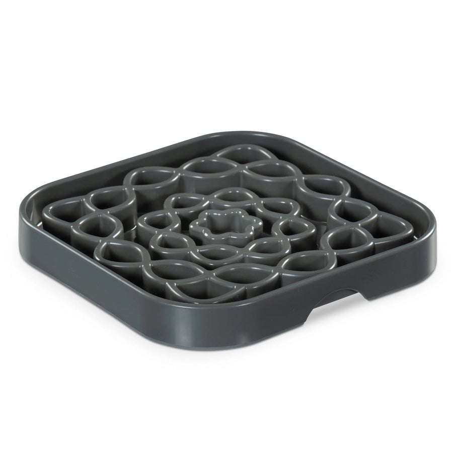 Messy Mutts Interactive Square Slow Feeder, 2 Cup Capacity