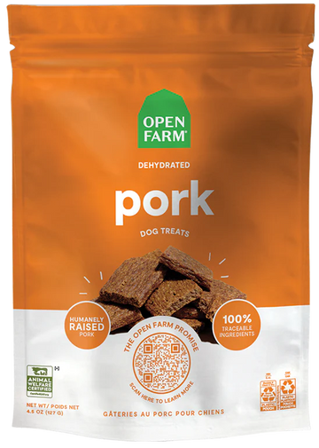 Dehydrated Pork Treats , 4.5 oz.