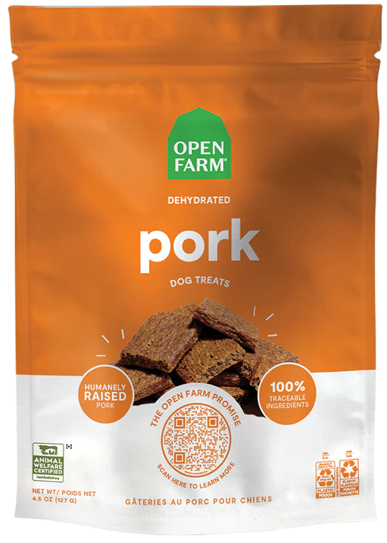 Dehydrated Pork Treats , 4.5 oz.