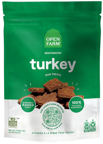 Dehydrated Turkey Dog Treats, 4.5 oz.