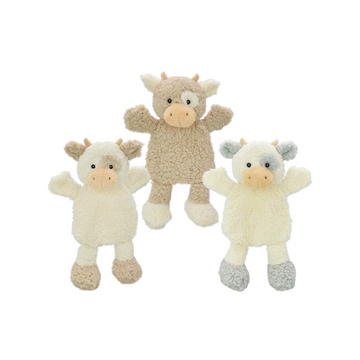 Crinkle Cow Dog Toy