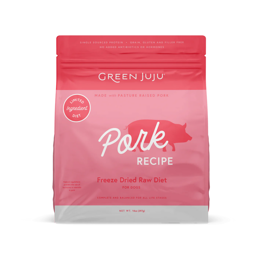 Green Juju Freeze-Dried Raw Diet for Dogs, 14oz.