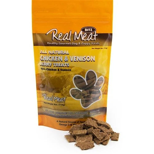 Chicken and Venison Jerky Dog Treats, 12 oz.