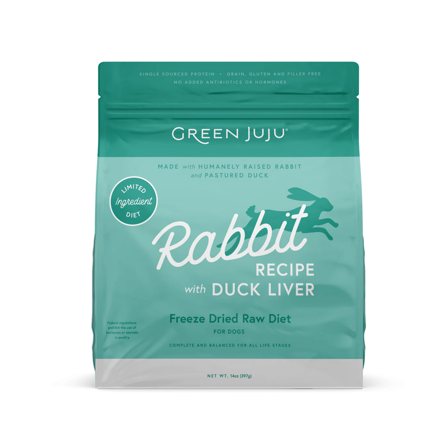 Green Juju Freeze-Dried Raw Diet for Dogs, 14oz.