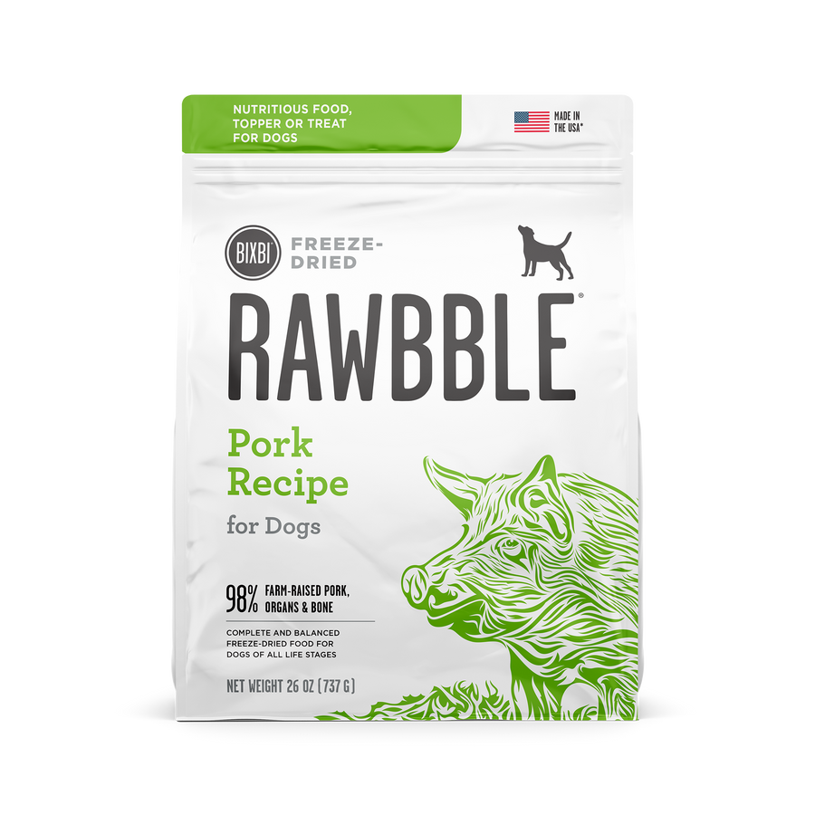 Freeze-Dried Dog Food, Pork