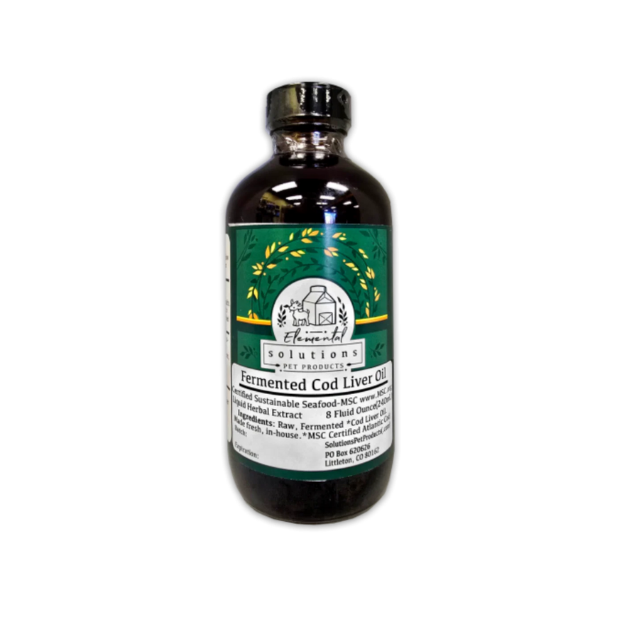 Fermented Cod Liver Oil, 8oz.