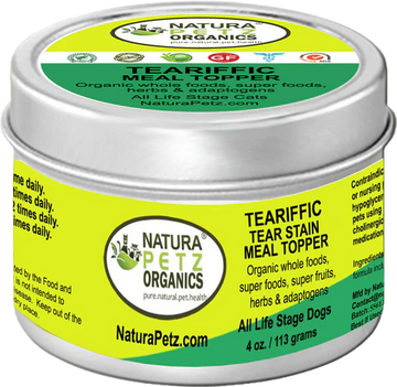 TEARIFFIC MEAL TOPPER - TEAR STAIN SUPPORT FOR DOGS* TEAR STAIN SUPPORT FOR CATS, 4oz