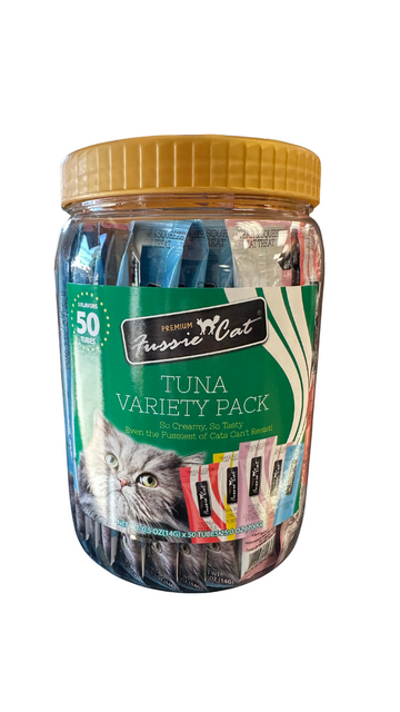 Fussie Cat Tuna Variety Tub, 50ct.
