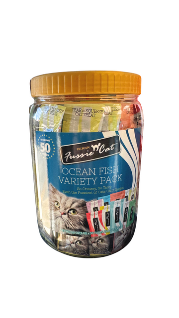 Fussie Cat Oceanfish Variety Pack, 50ct.