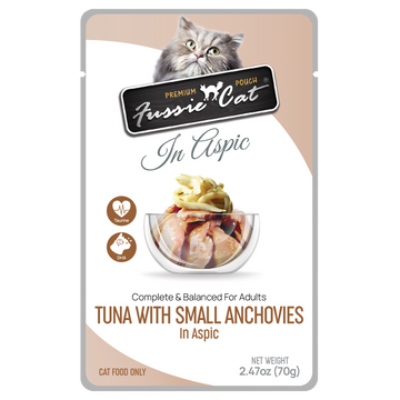 Tuna with Small Anchovies in Aspic Cat, 2.47oz.