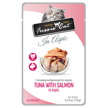 Tuna with Salmon in Aspic Cat, 2.47oz.