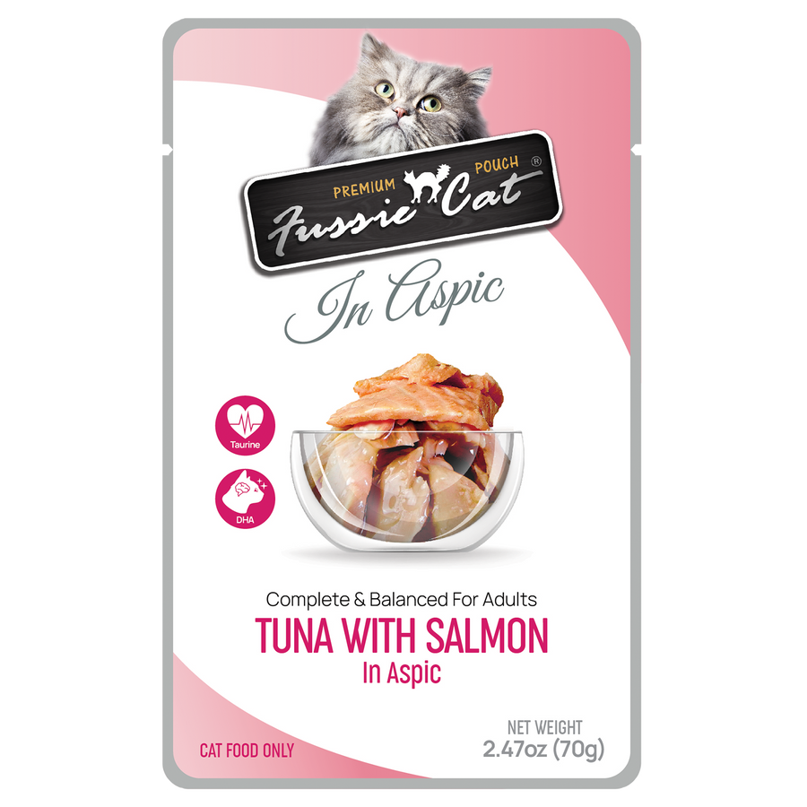 Tuna with Salmon in Aspic Cat, 2.47oz.
