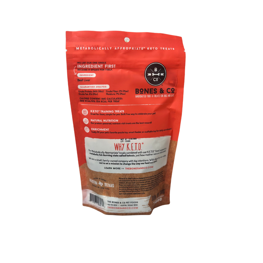 Freeze-Dried Raw- Beef Liver, 2 oz.